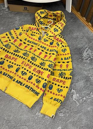 Зіп худі bape 3