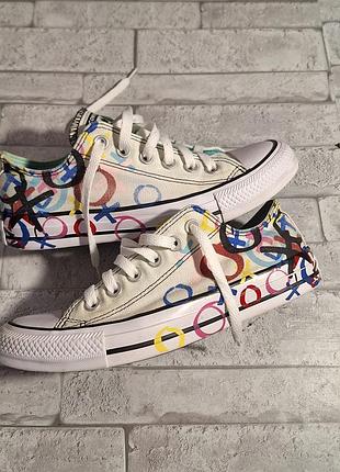 Шикарные женские кеды converse, 37 размер