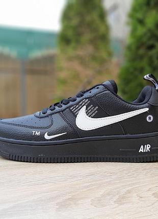 N1ke air force 1 lv8 черные