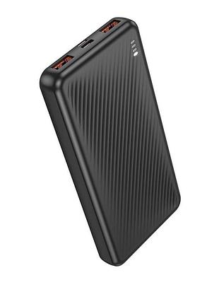 Умб power bank borofone bj56a graceful 10000 mah 22.5w/pd20w 2usb/1type-c зарядка повербанка через разъем