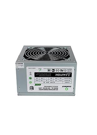 Блок питания gamemax gm-400w-80+apfc 400w atx 2.3 80 plus активный pfc 120 мм вентилятор grey (gm-400w-80+apfc)
