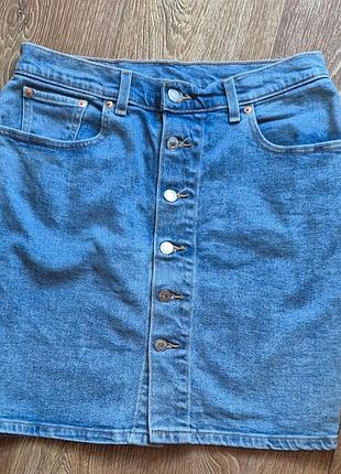 Джинсова юбка levi's