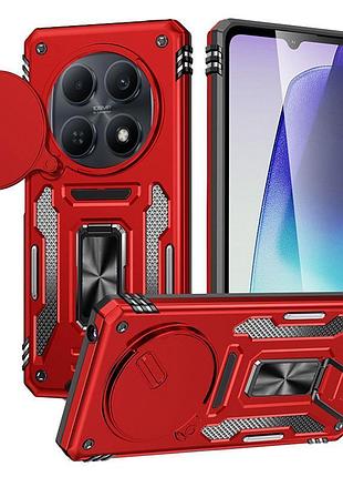 Ударопрочный чехол camshield army ring для xiaomi redmi note 15 (eu) / poco m8 5g красный / red