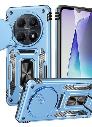 Ударопрочный чехол camshield army ring для xiaomi redmi note 15 (eu) / poco m8 5g голубой / light blue