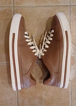 Шкіряні кеды clarks