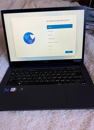 Ноутбук з сенсорним екраном acer travelmate spin р4. б/у