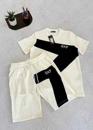 Летний костюм armani ae7 white