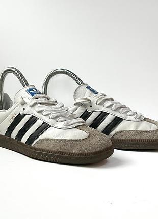 (36р22см) жіночі кросівки adidas samba og cloud white (b75806)