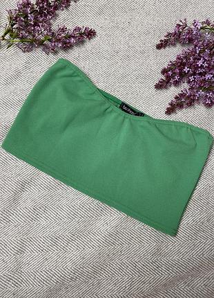 Трендовий зелений топ boohoo 💚