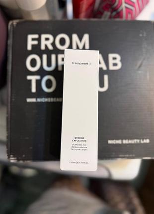 Transparent lab strong exfoliator кислотний тонік для обличчя
