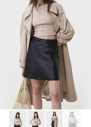 Юбка из плотного сатина бренда must have