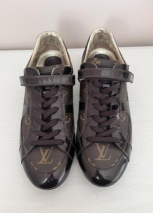 Кеди louis vuitton lv monogram globe trotter sneakers