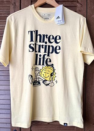 Оригінал! нова футболка жіноча adidas positivity graphic yellow, m / l р., німеччина 🇩🇪