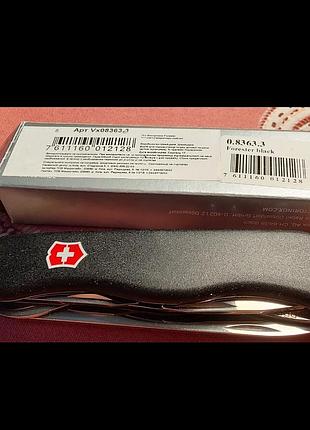 Складной нож victorinox forester 0.8363.3 (черный)