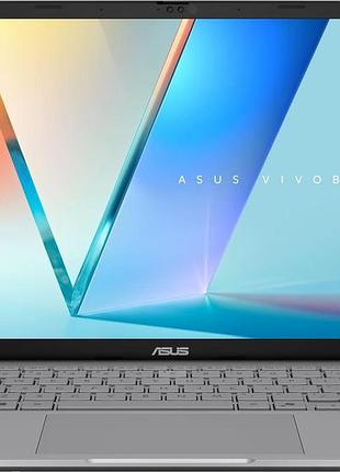 Ноутбук asus vivobook s14 m3407ka-sf071 14" wuxga oled, amd ai 5 330, 16gb, f512gb, uma, noos, серебристый