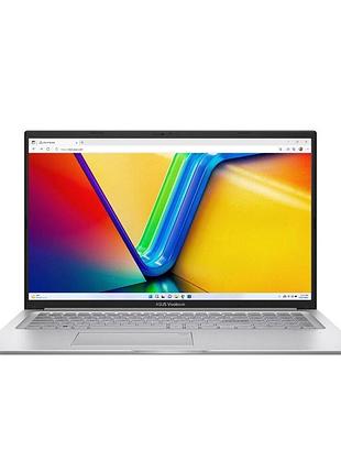 Ноутбук asus vivobook 17 x1704va-au989 17.3" fhd ips, intel 7 150u, 16gb, f512gb, uma, noos, серебристый
