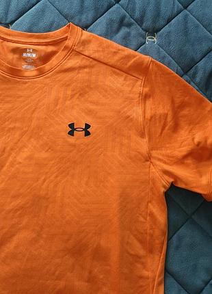 Футболка under armour оранжева розмір м