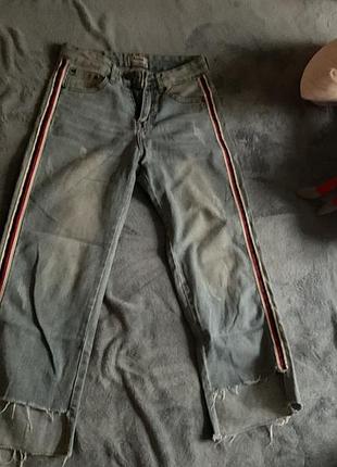 Джинсы acne studios + kappa,прямі джинси від акне студіос
