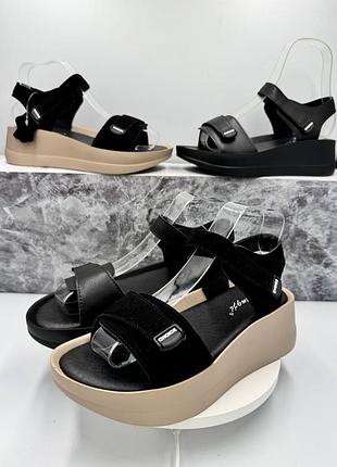 Кожаные и замшевые босоножки,36-41