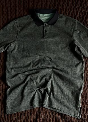 Поло adidas golf go-to no-show ha6111, розмір m, сіро-блакитне