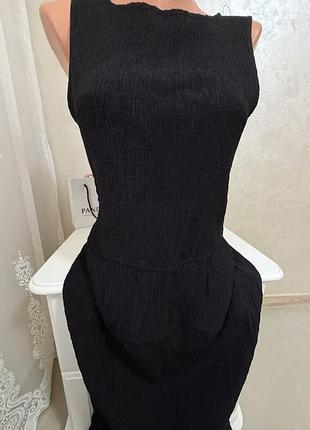 Максі сукня primark | жатка (crinkle) з високим коміром