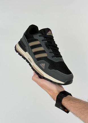 Чоловічі кросівки adidas zx 700 grey black beige