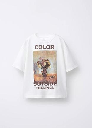 Футболка zara 140, 148, 156 см