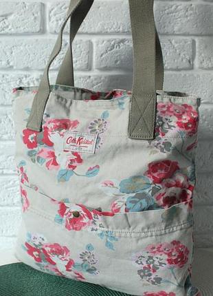 Сумка шоппер cath kidston. плотный коттон