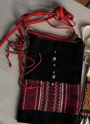 Етно кишенька сумочка на пояс simmishop.handmade