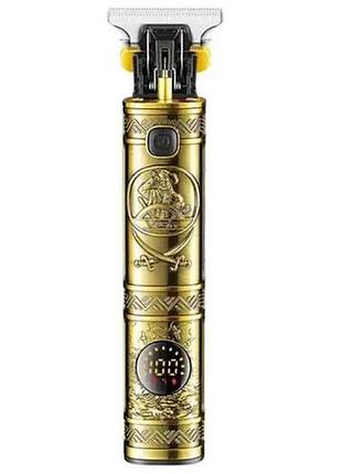 Беспроводной профессиональный триммер для мужской стрижки vgr v-097, триммер для волос портативный eg-80