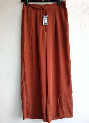 Коричневі брюки палаццо, 12 розмір, primark