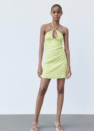 Сукня zara, літня сукня, сукня віскоза, коротка сукня