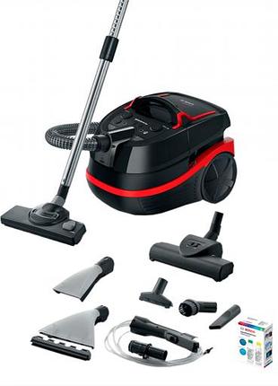 Многофункциональный моющий пылесос bosch aquawasch&amp;clean serie 4 bwd421pow/04