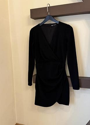 Чорне плаття zara розмір с