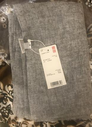 Кашемировая шаль uniqlo5 фото