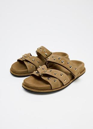 Шлепанцы женские зара zara 41