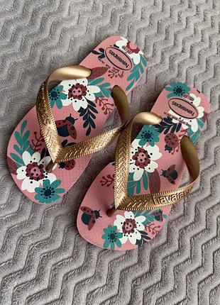 Шльопанці на дівчинку вʼєтнамки havaianas 33/34