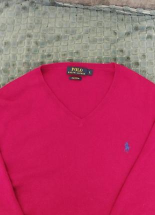 Polo, ralph lauren мужское,кофта/светер- красное, состояние идеально.