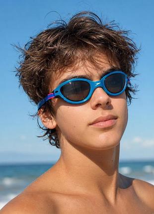 Окуляри для плавання speedo для підлітів, сині, вік 14+