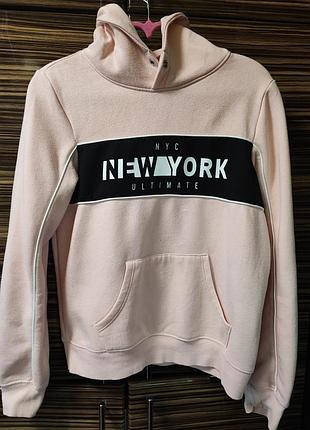 Худі h&m пудрового кольору