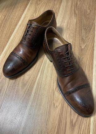 Чоловічі оксфорди magnanni (handmade in spain) — розмір 43