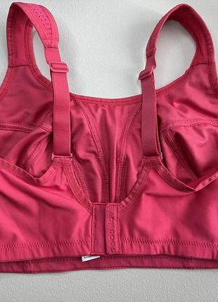 Топ спортивний для фітнеса на великі груди marks&spencer - кораловий рр 80g