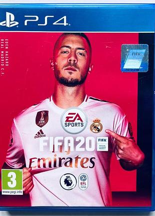 Fifa 20, б/у, английская версия - диск для playstation 4