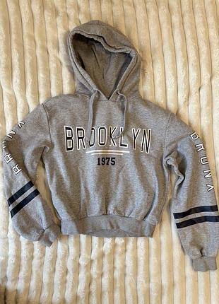 Худі жіноче brooklyn сірого кольору