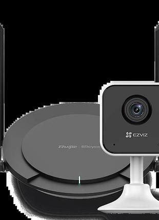 Ezviz cs-h1c (1080p) + reyee rg-ew300 pro комплект