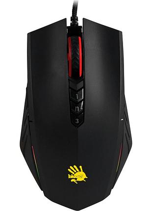 Мышь компьютерная игровая a4tech bloody a70a 6200 dpi rgb подсветка черная