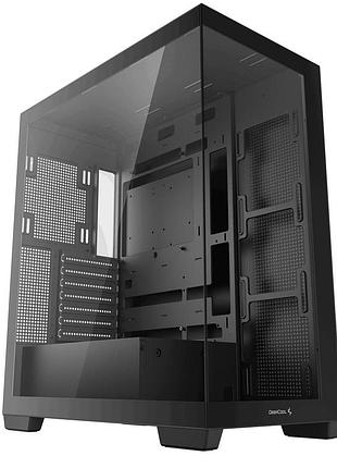 Комп'ютерний корпус deepcool cg580 black без блока живлення з бічною панеллю із загартованого скла (r-cg580-bknda0-g-1)