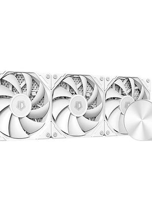 Система водяного охлаждения id-cooling fx360 pro white, 360 мм, 3×120 мм, 350w, 4-pin