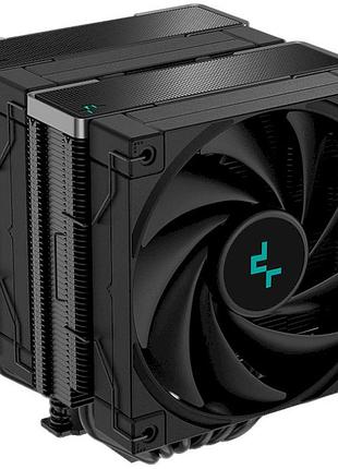 Процесорний кулер deepcool ak620 zero dark, 120мм, 260вт, 6 теплових трубок, чорний (r-ak620-bknnmt-g-1)