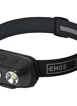 Фонарь налобный emos p3542 500 люмен 6.5 ч работы ip44